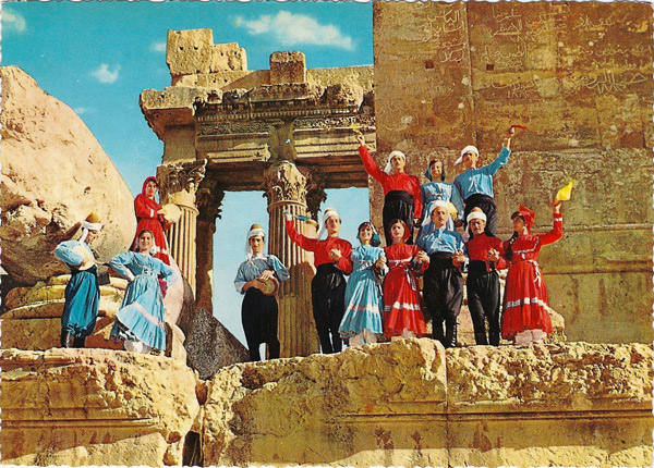 LEBANON: Lebanese Folkloric Dance in the ruins of Baalbeck